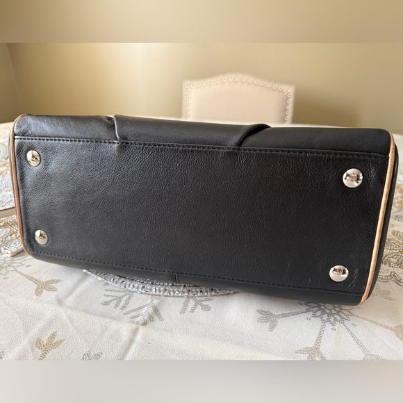 Coach Taylor Black Leather Spectator Satchel Shoulder Bag - Picture 9 of 9